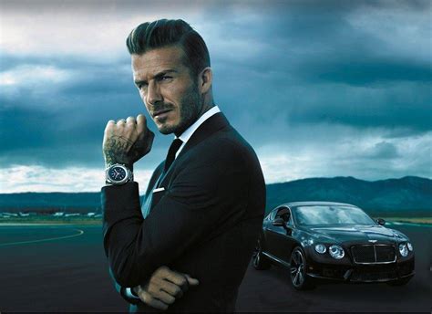 David Beckham Stars in Breitling Watch for Bentley Ad Campaign